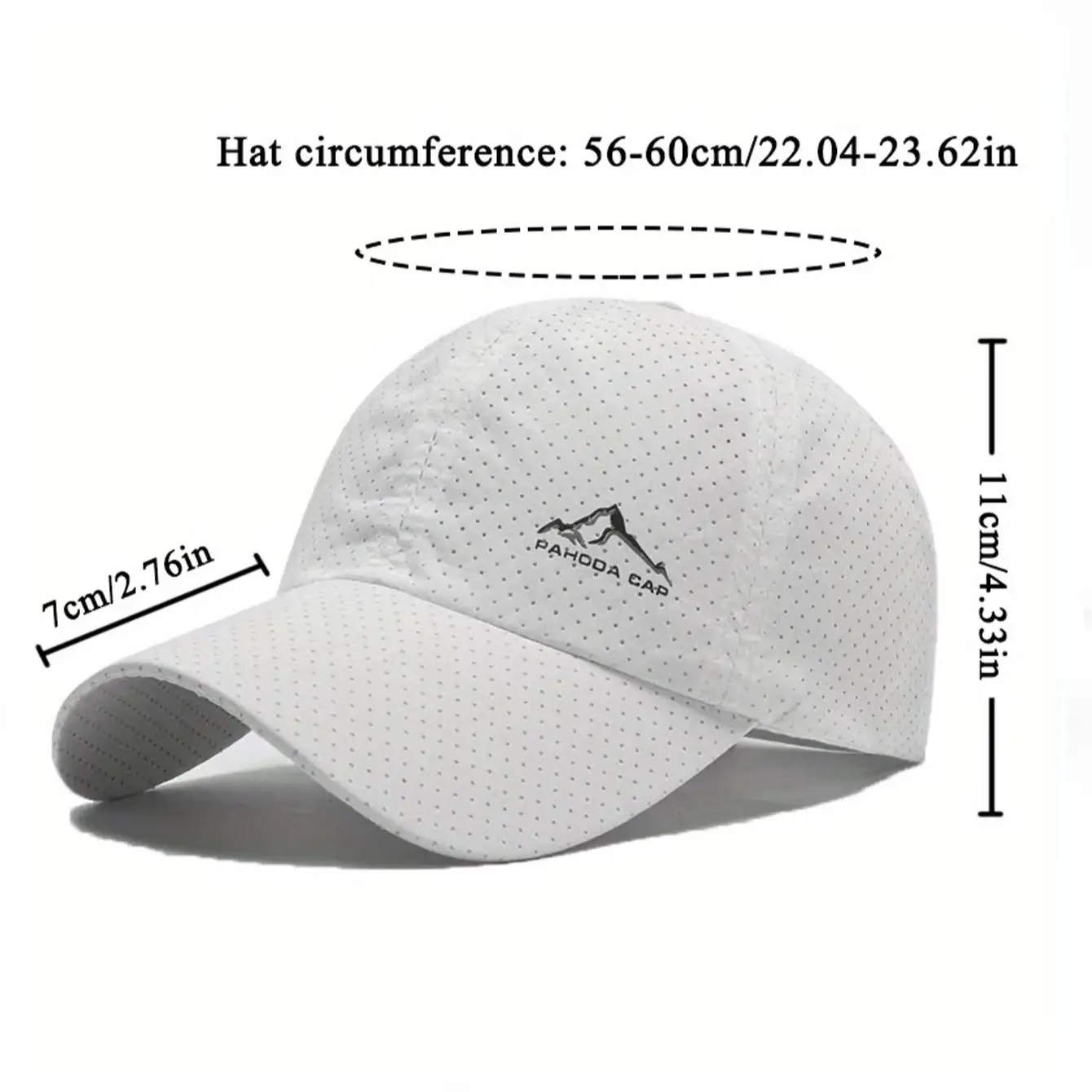 2pcs Sports Baseball Cap, Snow Mountain Print, Quick-drying, Spring Summer Leisure, D Suitable for Both Men and Women
