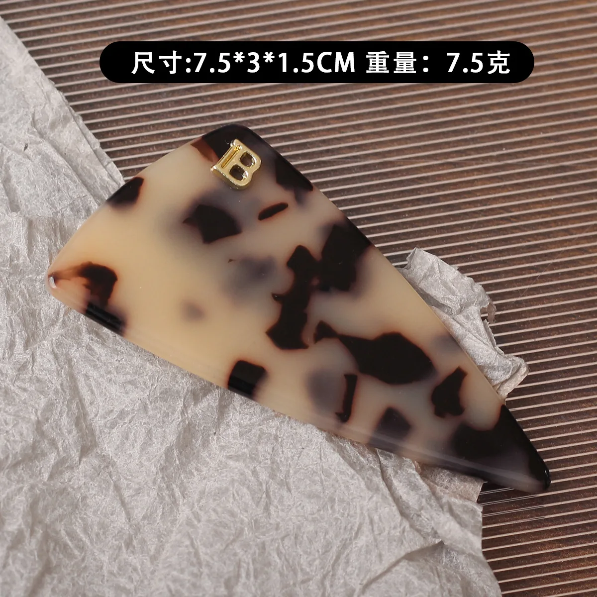 1pc Korean version exquisite square color blocked edge clip hair clip straight clip headband clip half ponytail horizontal clip