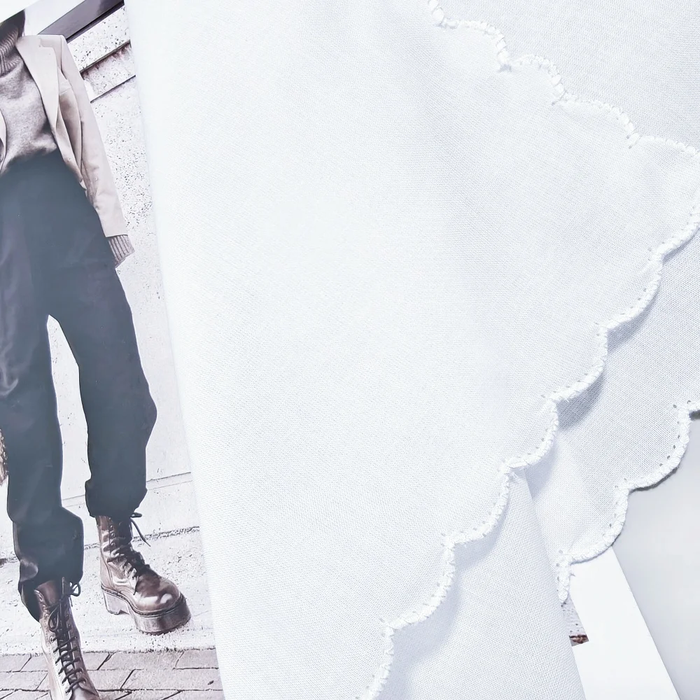 Wedding Season 2PCs Pure White Cotton Happy Handkerchief to Send Friends to Send Mother 29cm/11.4in Thin.