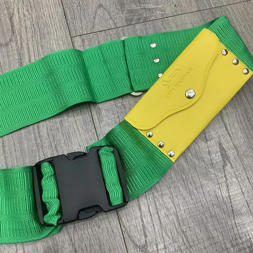 Unisex Stretchy Hajj Belt Wide Oxford Cloth Studded Waist Belt Waist Bag Waist Strap Umrah Girdle