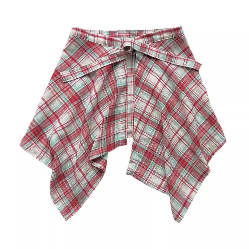 Check Hip Belt for Men and Women New Fashion Rock Belt Hip Covered Waistband Teenager Dancing Scarf Belt Multi Colors