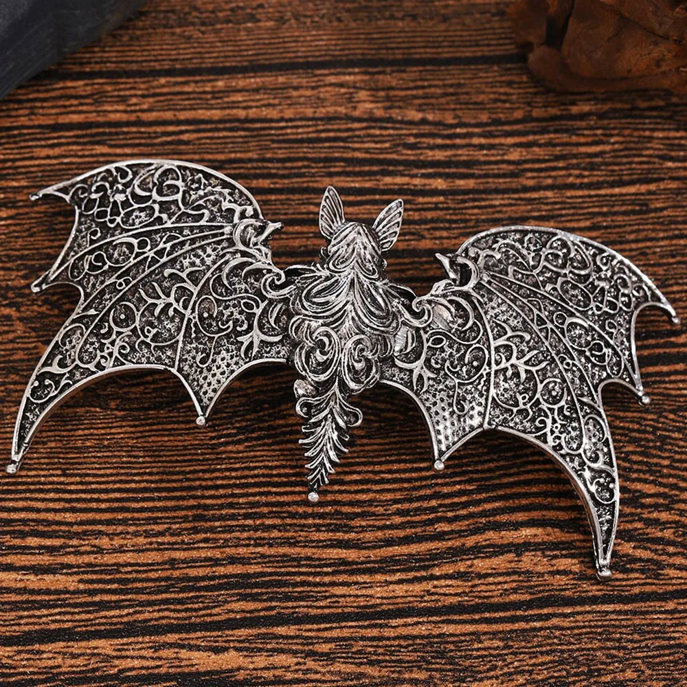 Viking Retro Gothic Bat Women's Hair Clip Personalized Fashion Multi functional Party Hair Accessories Perfect Gift Choice