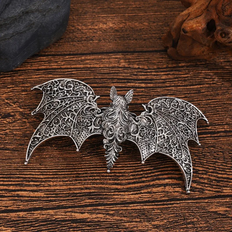 Viking Retro Gothic Bat Women's Hair Clip Personalized Fashion Multi functional Party Hair Accessories Perfect Gift Choice