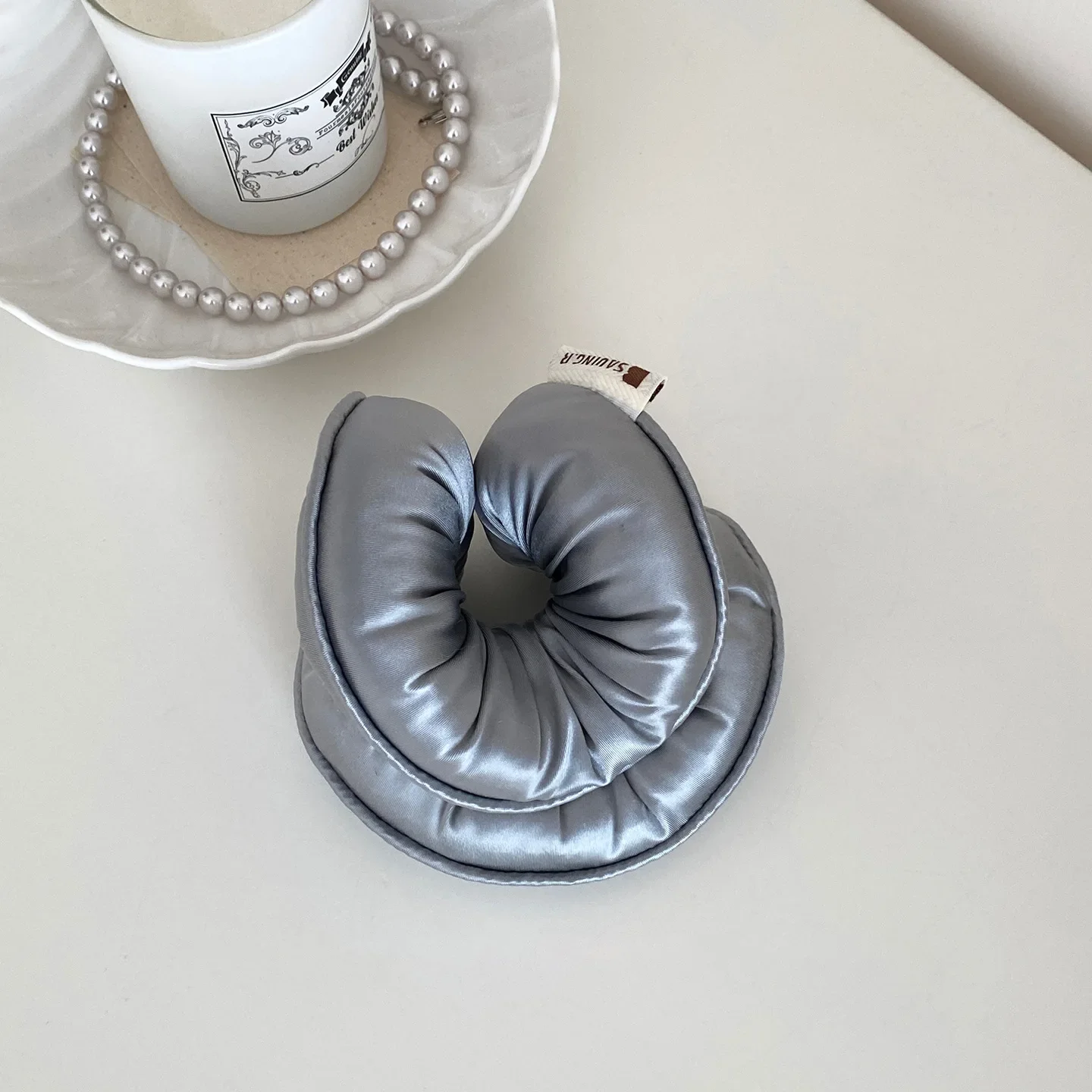 Sponge Sleep Elastic Ponytail Holder Hair Scrunchies for Women Hair Accessories Girls Soft Solid Satin Filled Cotton Big Bands