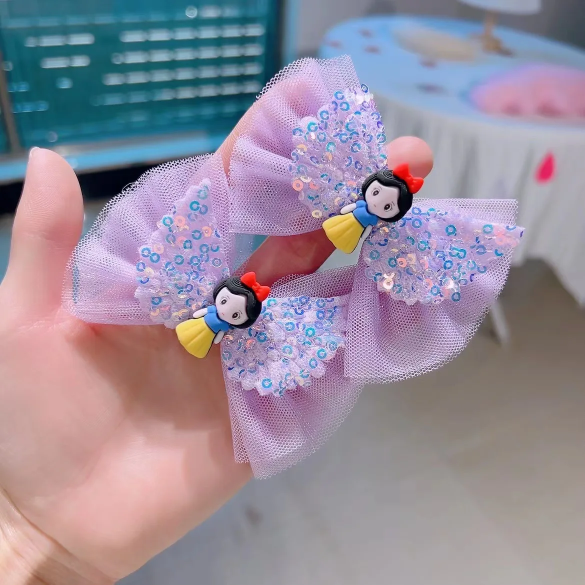 10pcs/set Cute Princess Elsa Hair Clip Mermaid Theme Hair Clip for Holidays Birthdays Daily Wear Perfect Gift Hair Accessories