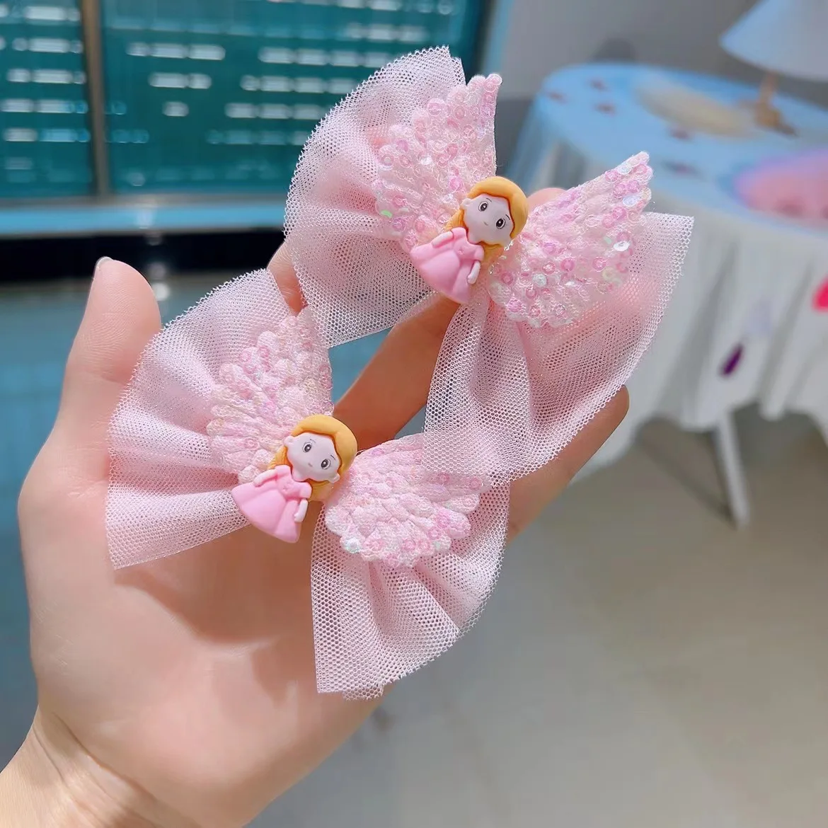 10pcs/set Cute Princess Elsa Hair Clip Mermaid Theme Hair Clip for Holidays Birthdays Daily Wear Perfect Gift Hair Accessories