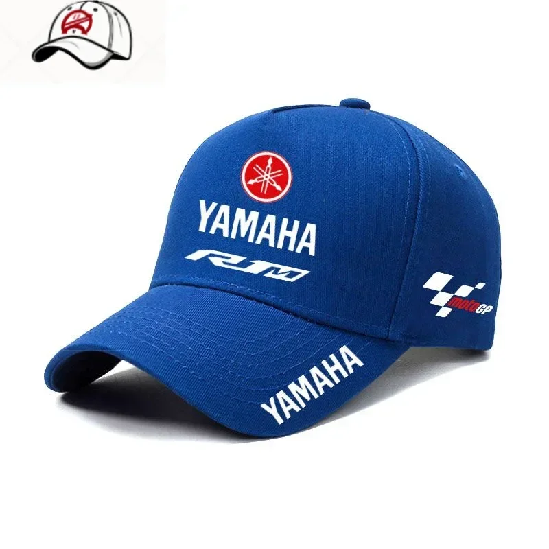 Yamaha R1M Motorcycle Racing Hat Men Leisure Cotton Baseball Sun Fleet Daily Training Sunscreen Hat Fashion Hat with Visor