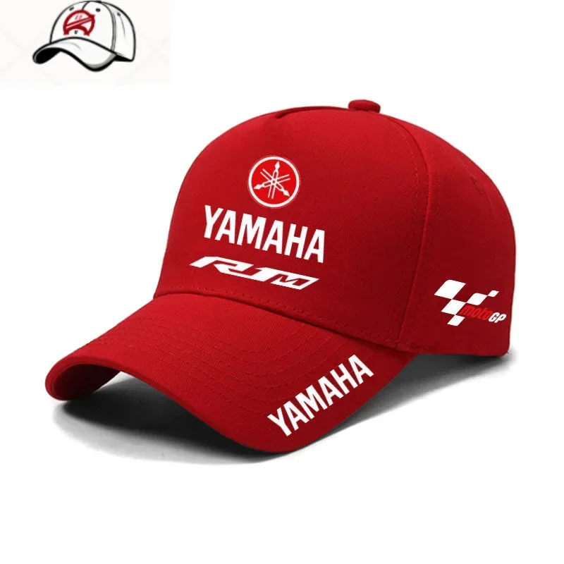 Yamaha R1M Motorcycle Racing Hat Men Leisure Cotton Baseball Sun Fleet Daily Training Sunscreen Hat Fashion Hat with Visor