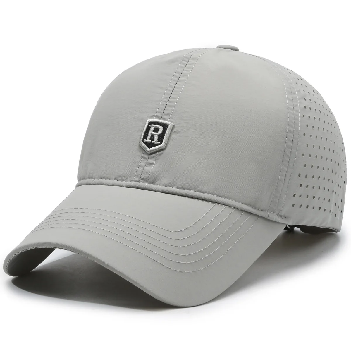 Breathable Quick-Dry Baseball Cap with Ventilation Holes, Unisex Outdoor Sports Sun Hat, Lightweight & UV Protection