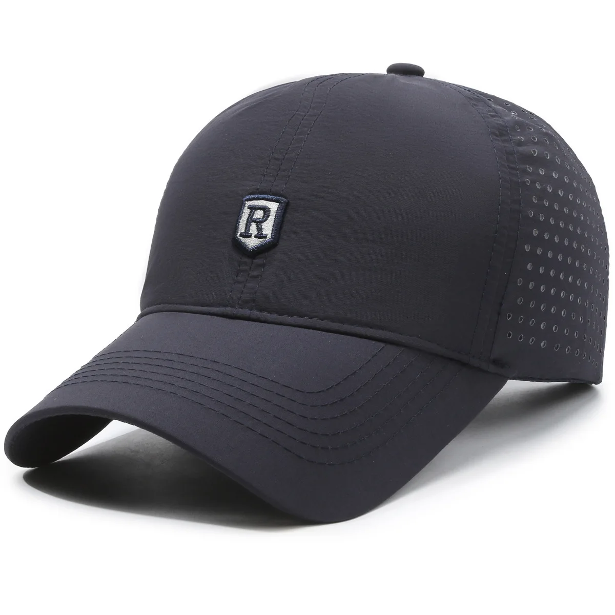 Breathable Quick-Dry Baseball Cap with Ventilation Holes, Unisex Outdoor Sports Sun Hat, Lightweight & UV Protection