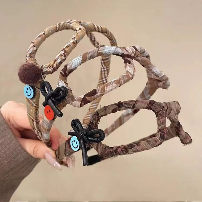 Fashionable Western style eyeglass frame headband for women high skull top anti slip headband niche high-end hair accessory