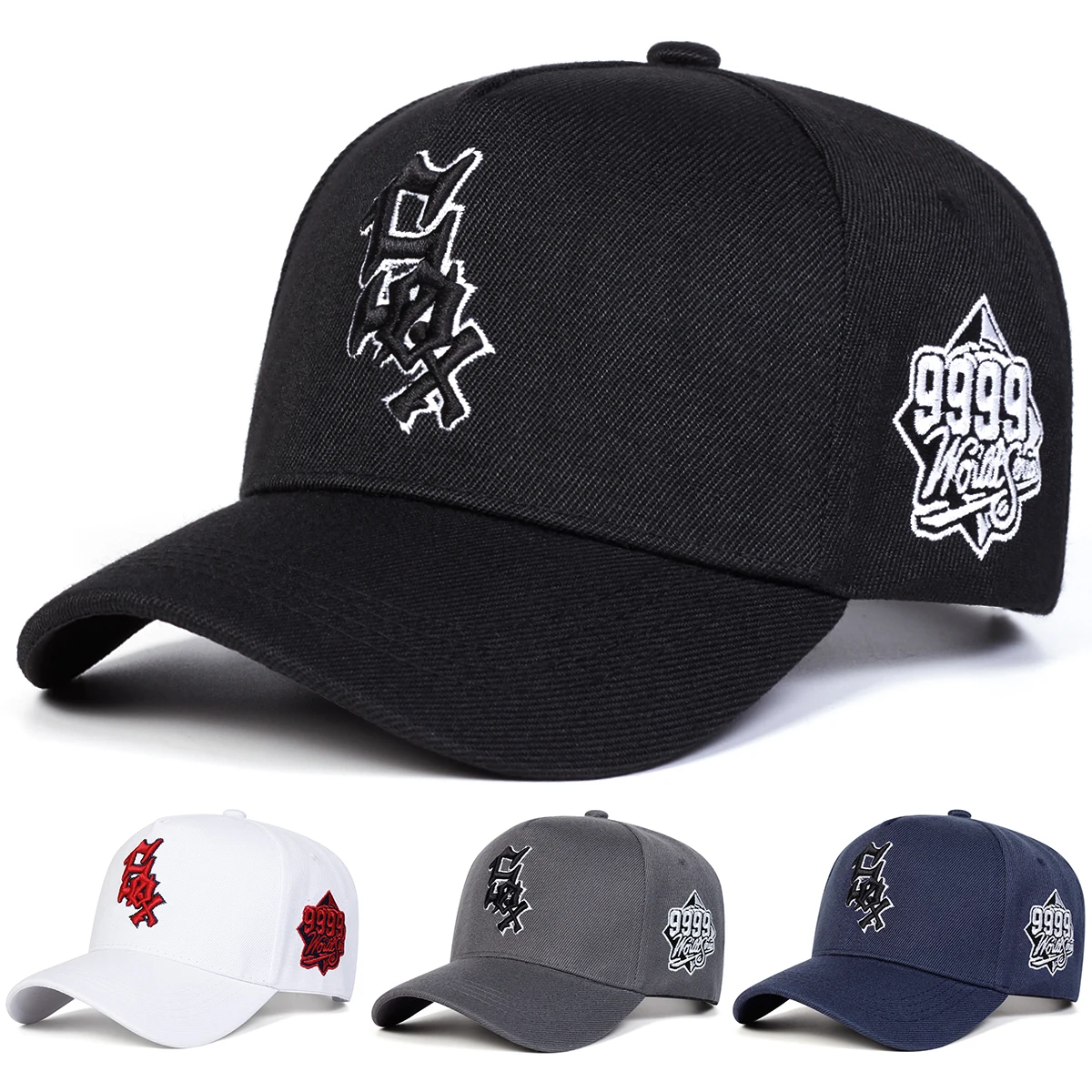 Unisex SOX Letter Embroidery Baseball Caps Spring Autumn Outdoor Adjustable Casual Hats Sunscreen Hat Sports Cap