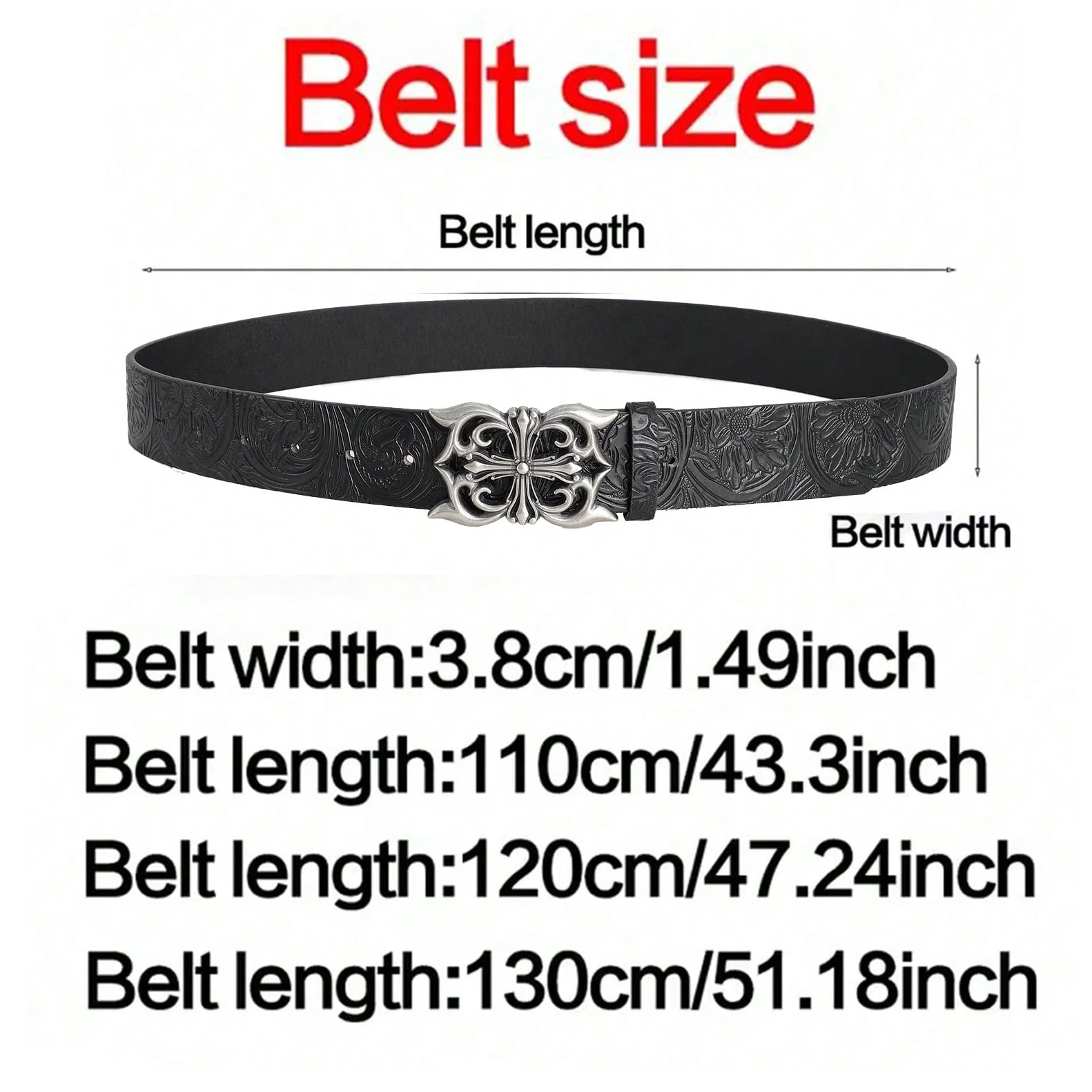 Fashion Personalized Belt For Men Women Punk Rock Y2K Belts Men's Belt Bohemian Style - Retro Men's Belt Bohemian Style