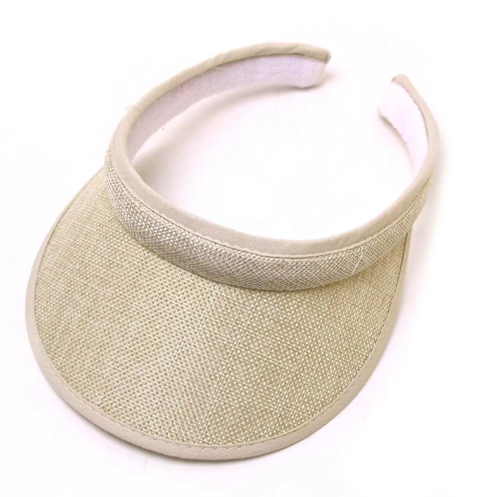 New Fashion Summer Empty Top Sun Hat Women's Casual Adjustable Sun Visor Caps Girls Boy Outdoor Sea Beach Trip Cap
