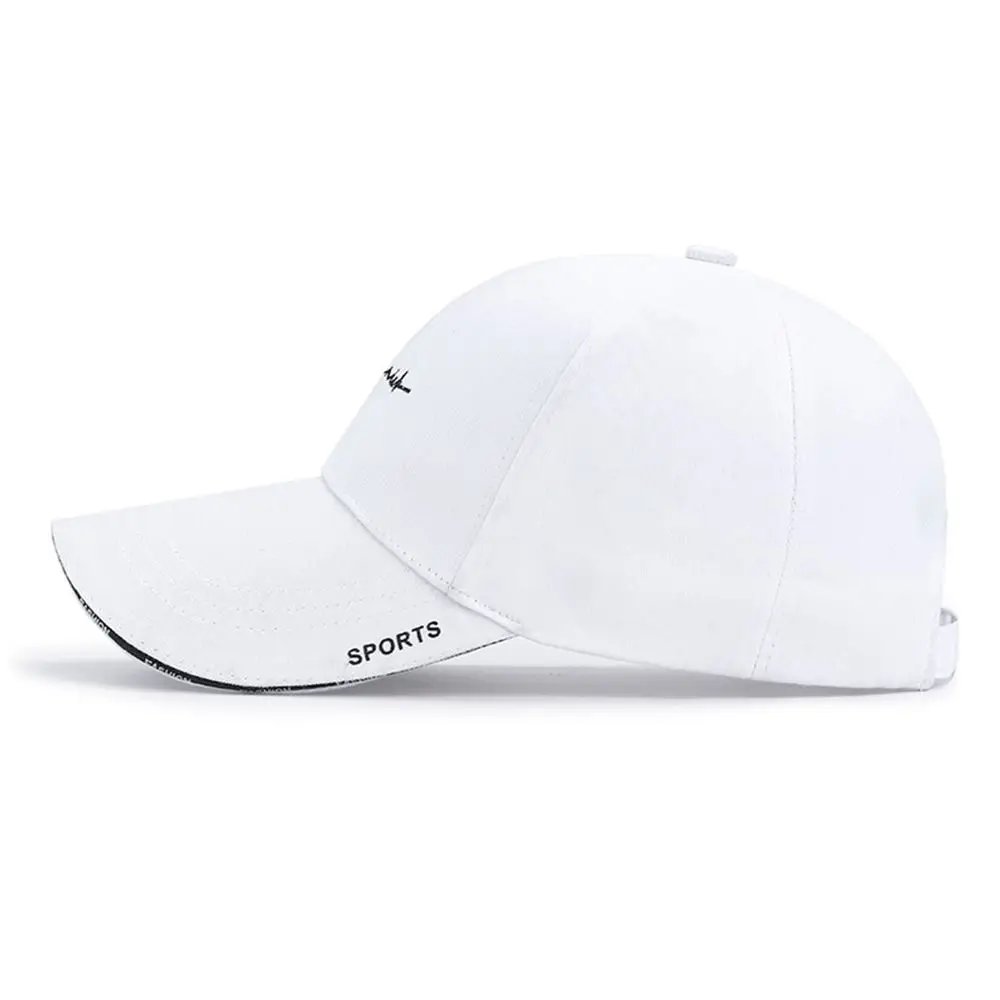 Breathable Adjustable Sun Hats Cotton Solid Color Baseball Cap UV Protection Men