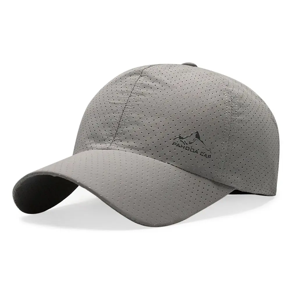 Fashion Quick Dry Summer Baseball Cap UV Protection Adjustable Sun Hats Breathable Sports Cap Outdoor