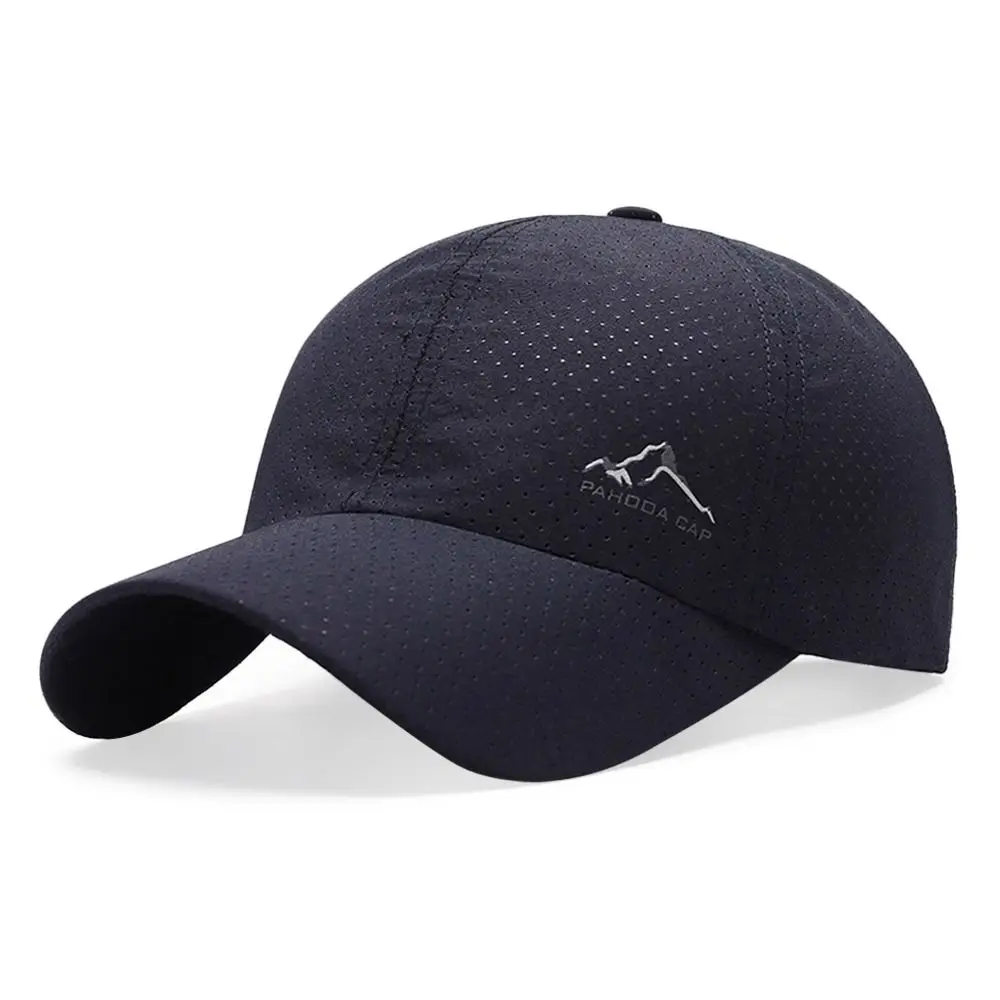 Fashion Quick Dry Summer Baseball Cap UV Protection Adjustable Sun Hats Breathable Sports Cap Outdoor