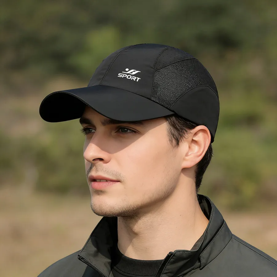 Summer Ultra-Thin Mesh Cap, Breathable Quick-Drying Baseball Hat, Sun Protection for Running & Marathon