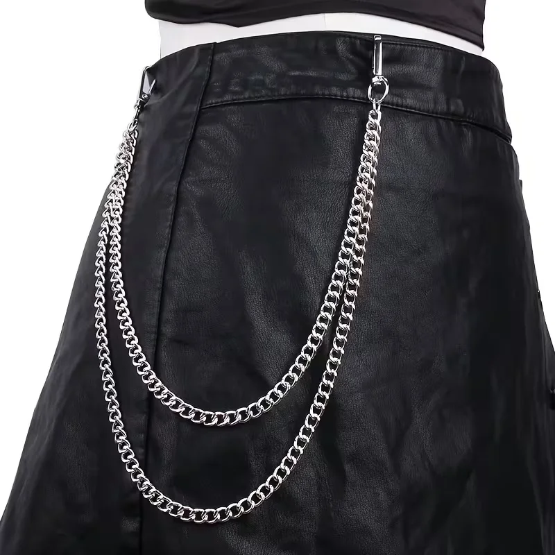 Punk Style Metal Fashion Waist Chain Jeans Accessories Pendant Hip-hop Versatile Pants Chain
