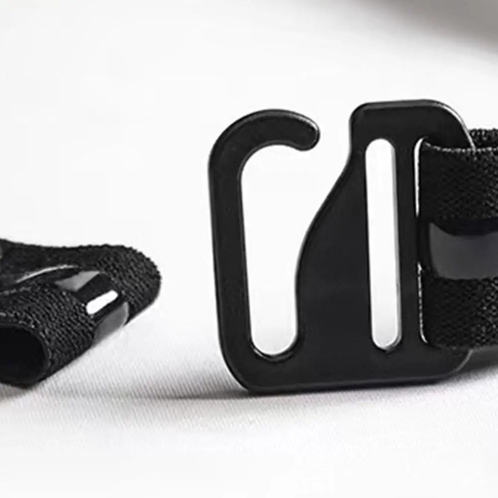 2.5cm/1inch Suspenders Women Men's Shirt Stay Belt Keep Shirt Tucked in Adjustable Elastic Non-slip Shirt Holder Strap Lock Belt