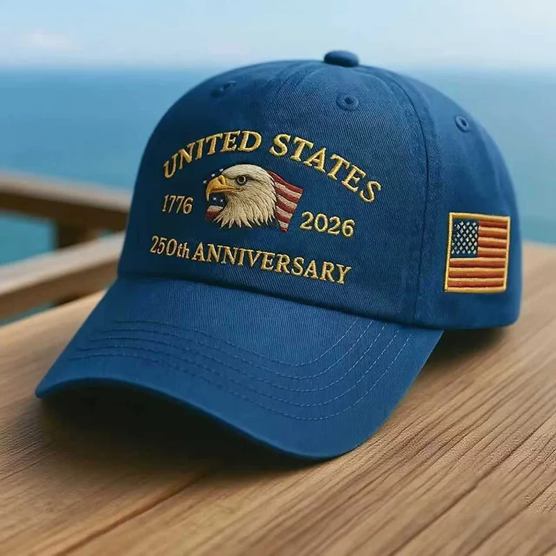 Flag USA Eagle Baseball Cap Embroidery Casual Breathable Sports Hat Outdoor Sunscreen Dad Hats For Women Men
