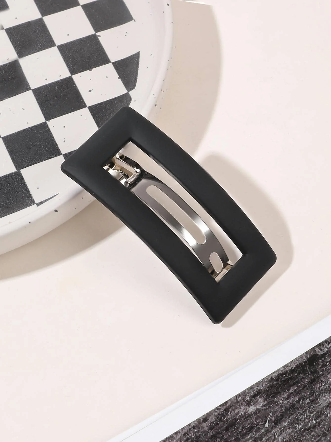 French Hair Barrette Clip for Women Girls,Caramel,Automatic Clasp Strong Hold No Slip Durable Styling Hair Accessories Hair Pins
