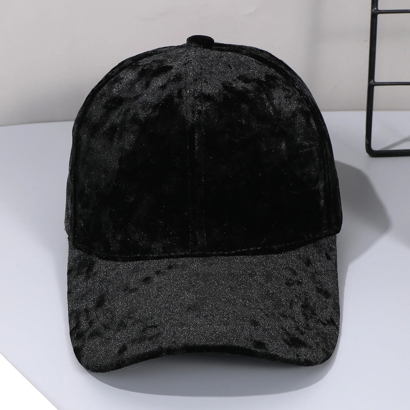 Autumn Winter Hats For Men Women Velvet Baseball Cap Unisex Curved Brim Casual Hat, Soft Adjustable Snapback