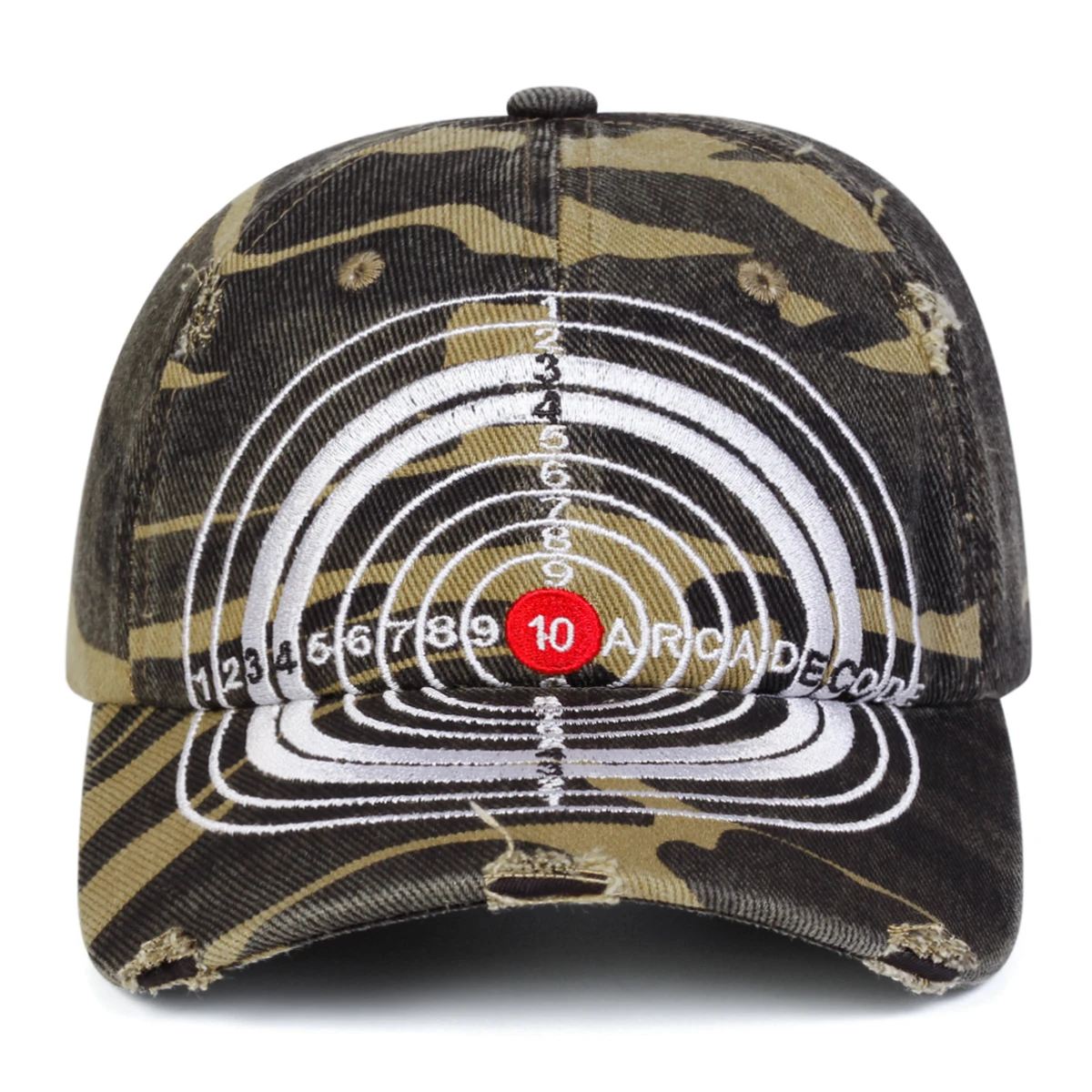 Unisex Bullseye Embroidery Baseball Caps Spring and Autumn Outdoor Adjustable Casual Hats Sunscreen Hat Sports Cap