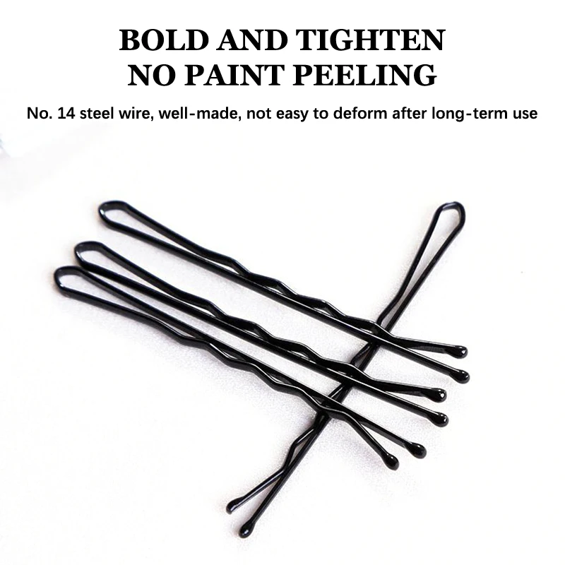 25 Pcs Hairstyle Hairpins Women Bobby Pins Styling Hair Accessories 5.5cm Hair Clip Lady Hairpins Curly Wavy Grips