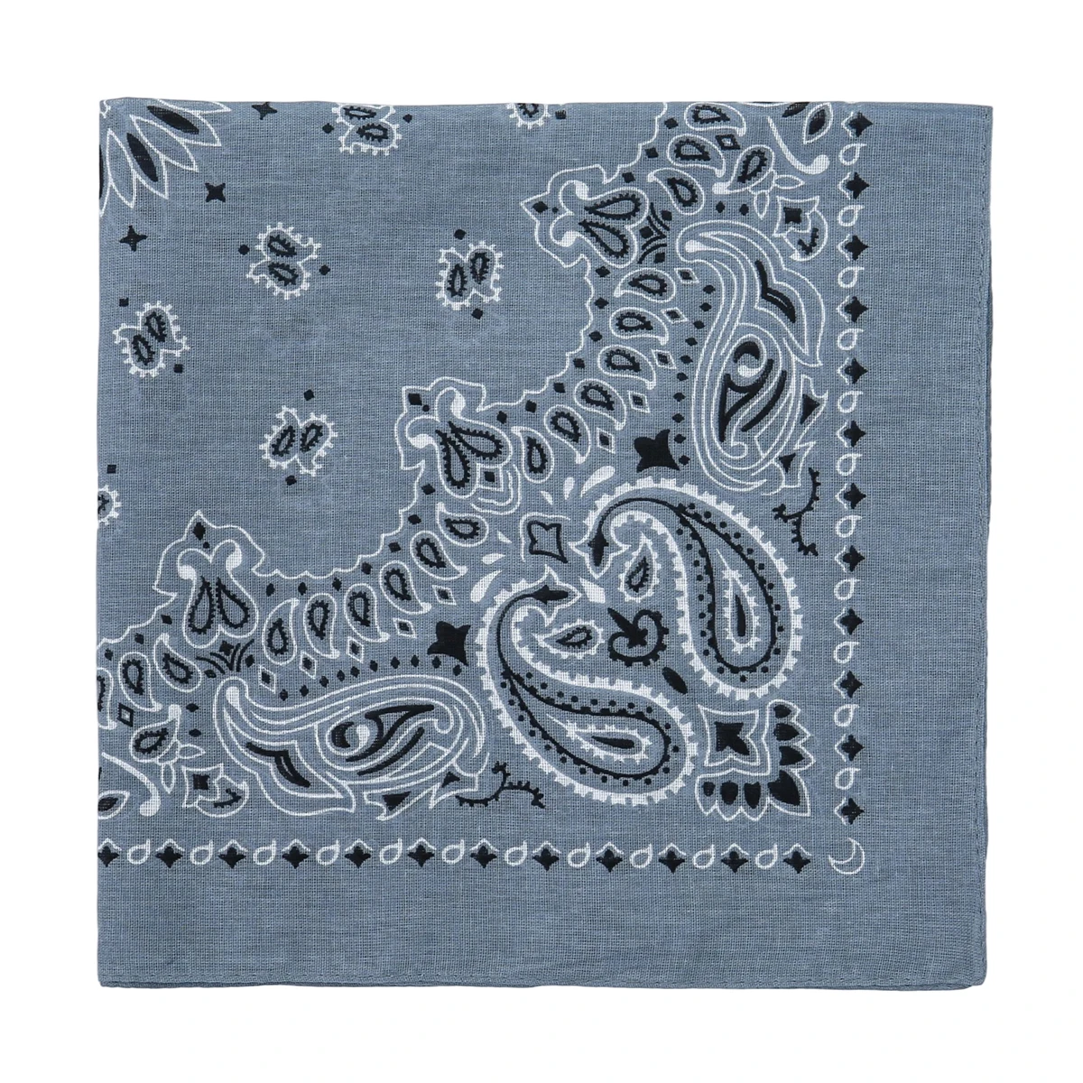 2025 New Fashion Print Paisley Cotton Square Scarf Men Hip-hop Headband Women Hair Band Bandana Motorcycle