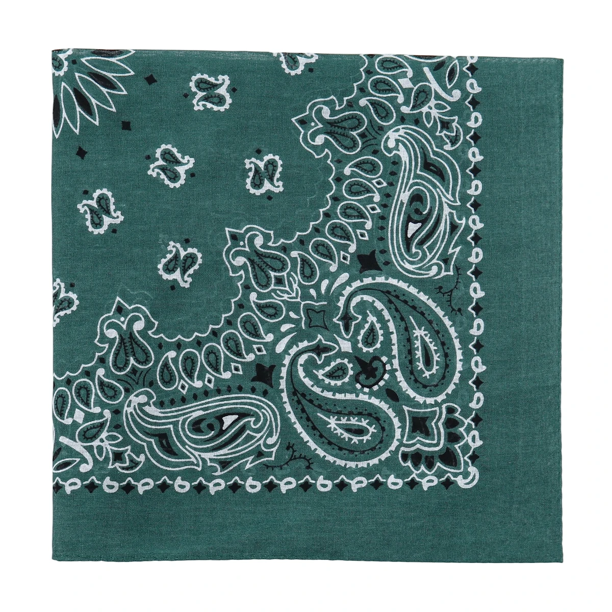 2025 New Fashion Print Paisley Cotton Square Scarf Men Hip-hop Headband Women Hair Band Bandana Motorcycle
