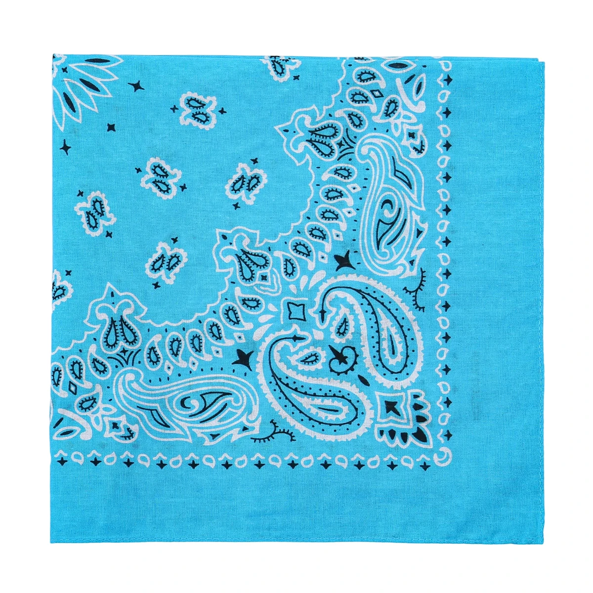 2025 New Fashion Print Paisley Cotton Square Scarf Men Hip-hop Headband Women Hair Band Bandana Motorcycle