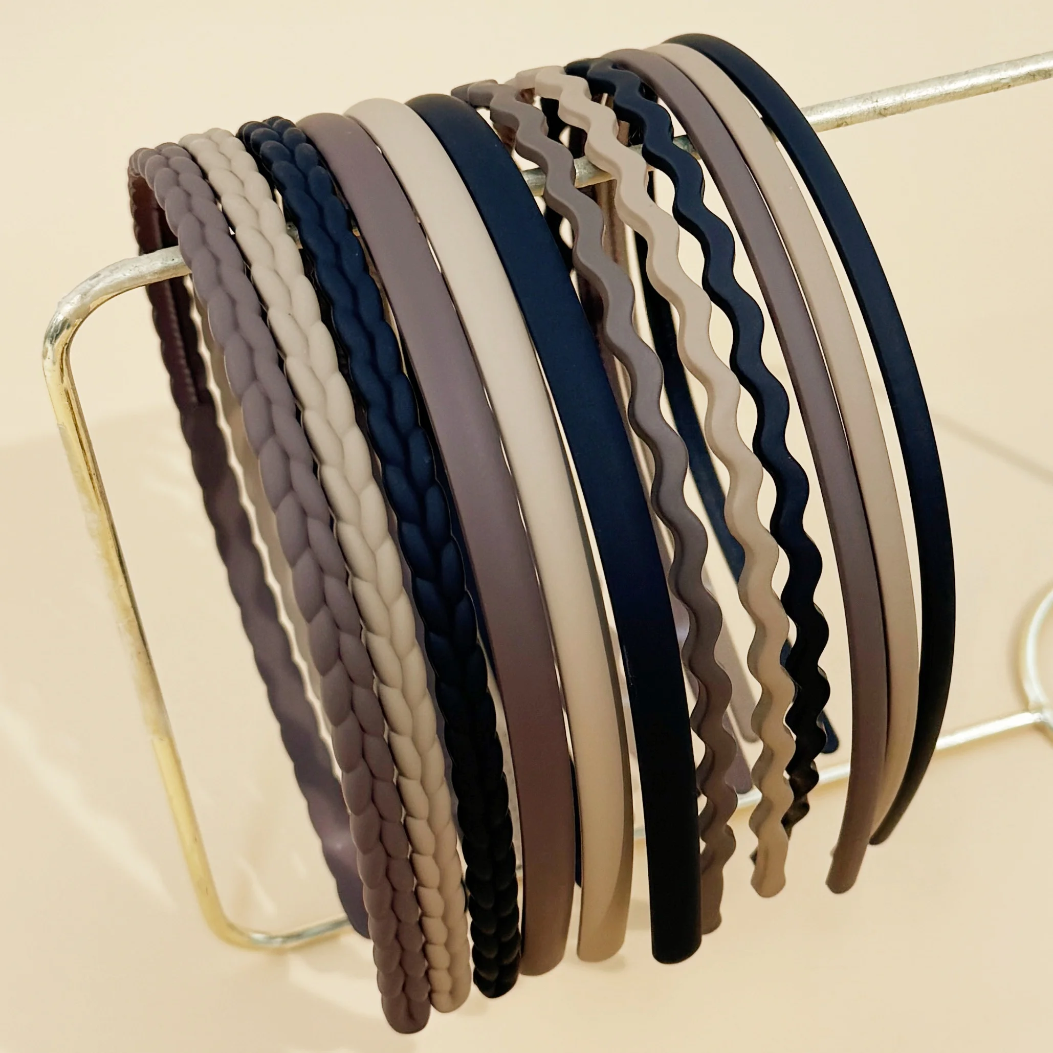 12PCS Fashion Matte Headband For Women Girls Wave Plastic Hairbands Female Hair Hoop Headwear Hairband Women Hair Accessorie