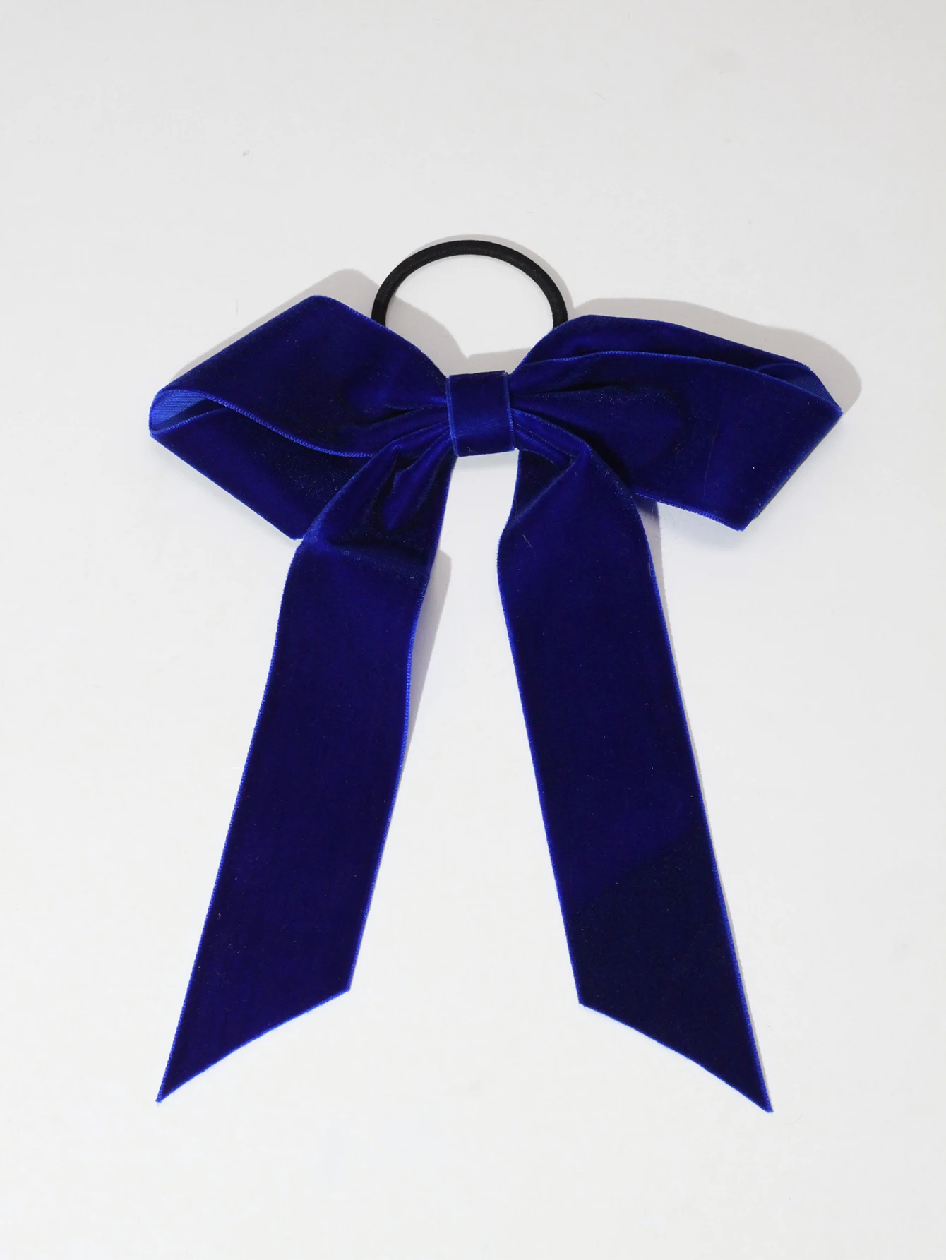 Lystrfac Velvet Ribbon Overise Hair Bow for Women Girls Solid Color Hair Rope Elastic Hair Band Hair Tie Hair Accessories