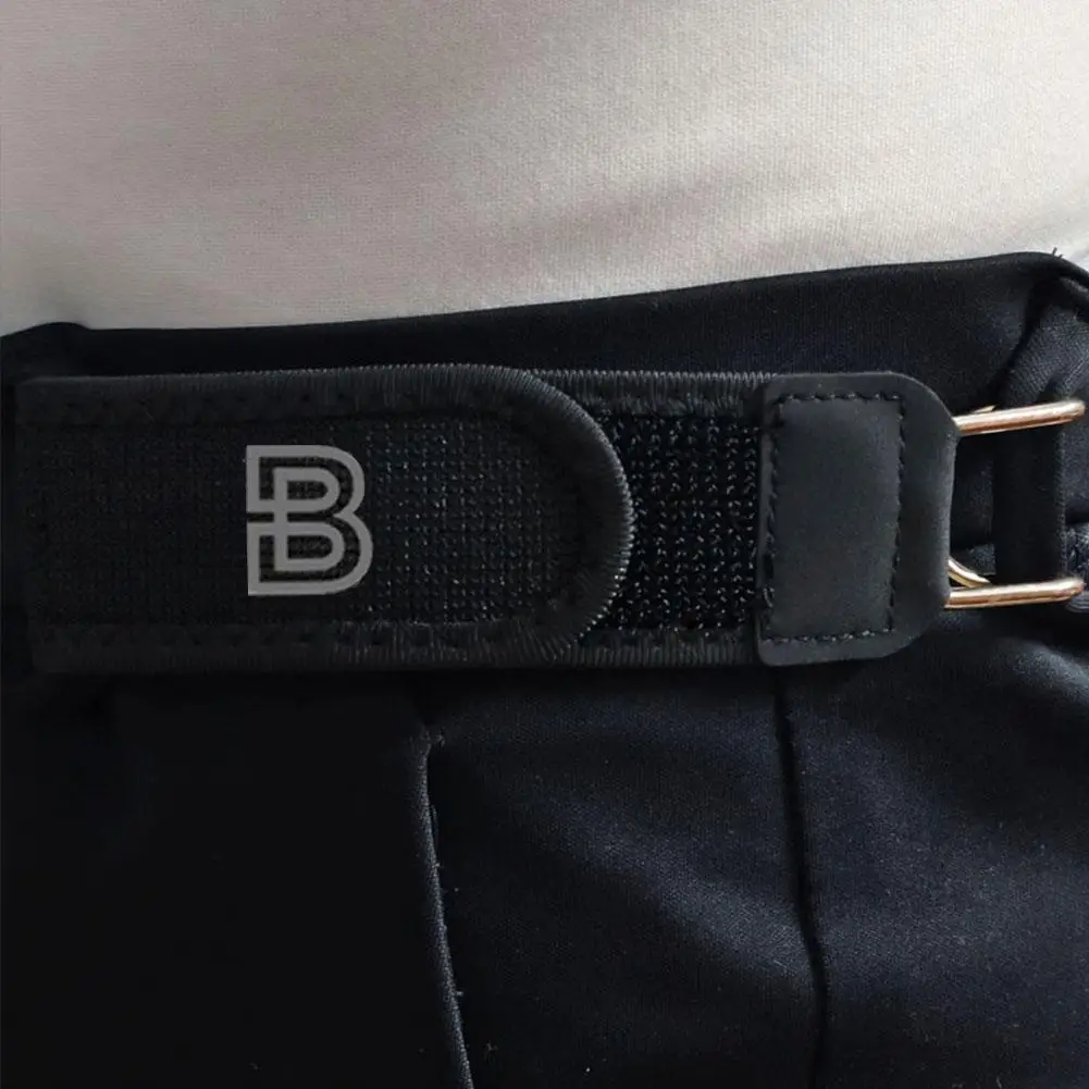 Unisex Buckleless Elastic Waist Belt With Metal Hook Adjustable Stretch Belt For Casual Wear Lightweight Travel Accessory 1/2Pcs