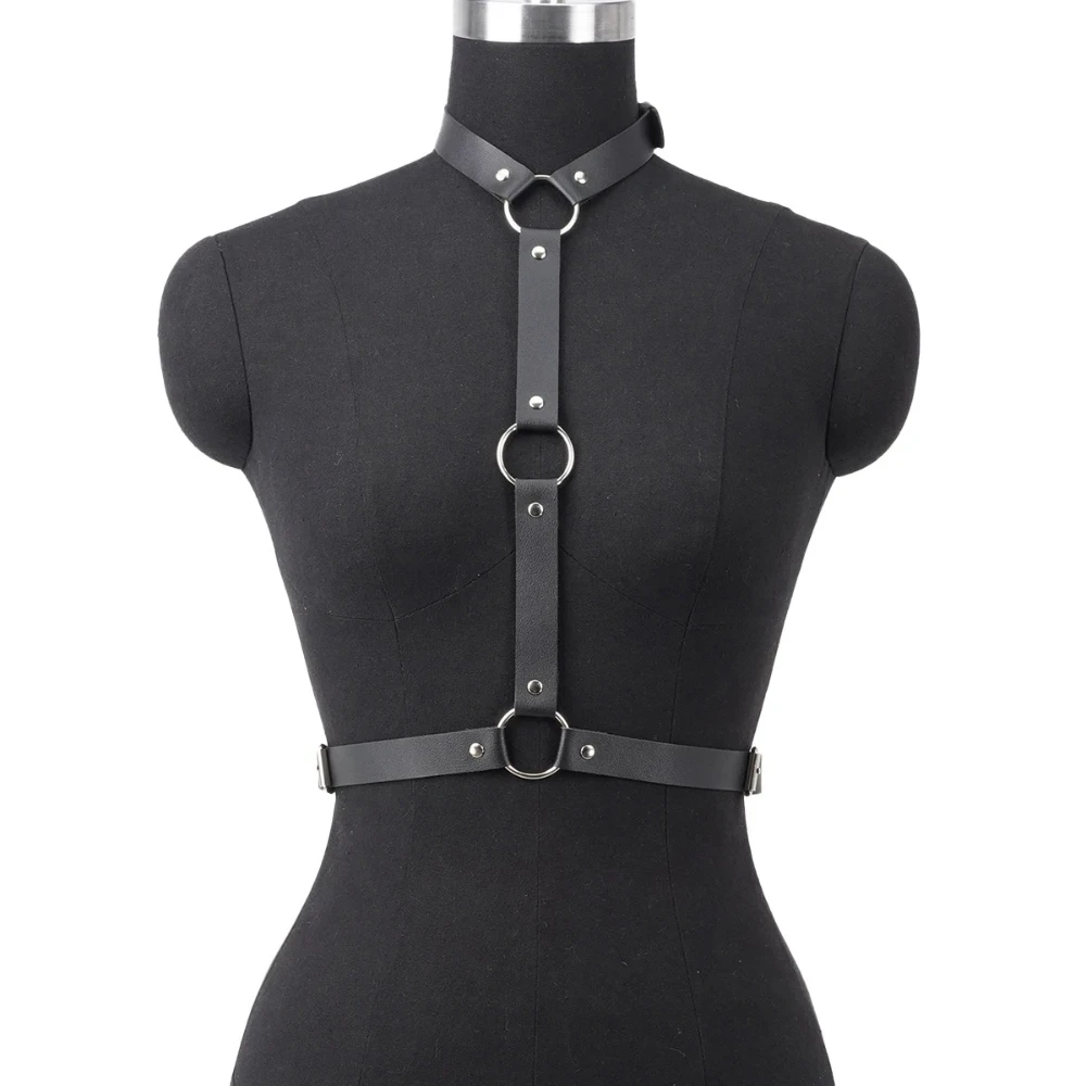 Women Fashion Belt Street Style PU Leather Harness Waist Belt Corset Decorative Punk WaistBand Gothic Clothing Accessories