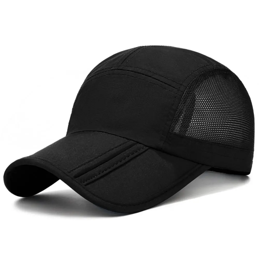 New Design Quick Drying Baseball Cap Packable Lightweight Sports Hat Breathable Polyester Outdoor Hat