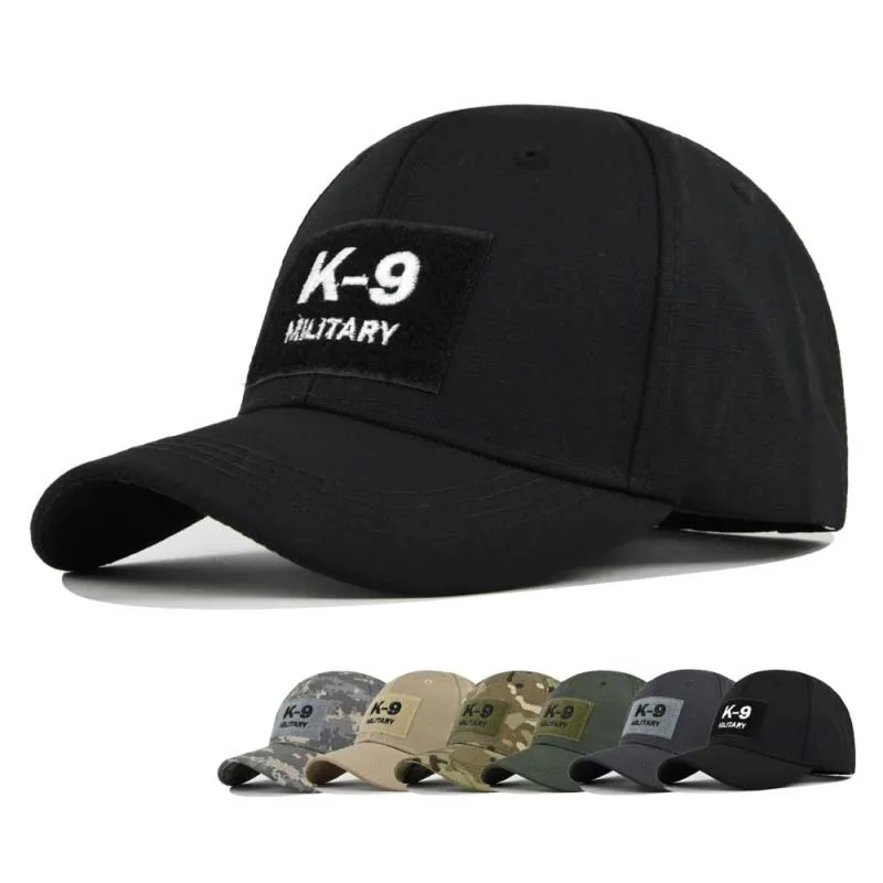 K-9 Police Canine Special K9 Service Dog CP ACU Operator Cap Tactical Camouflage Embroidery Baseball Cap Men Hats With Patch