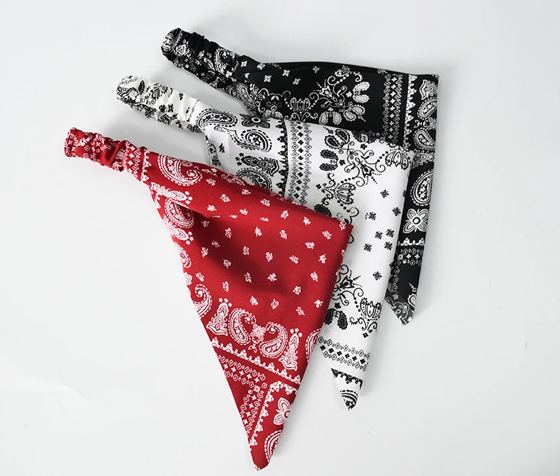 Women Bandana 1pc Women's Fashion Paisley Print Headband, Sun-Protective Sweat-Absorbent Elastic Headwrap, Suitable For Outdoor