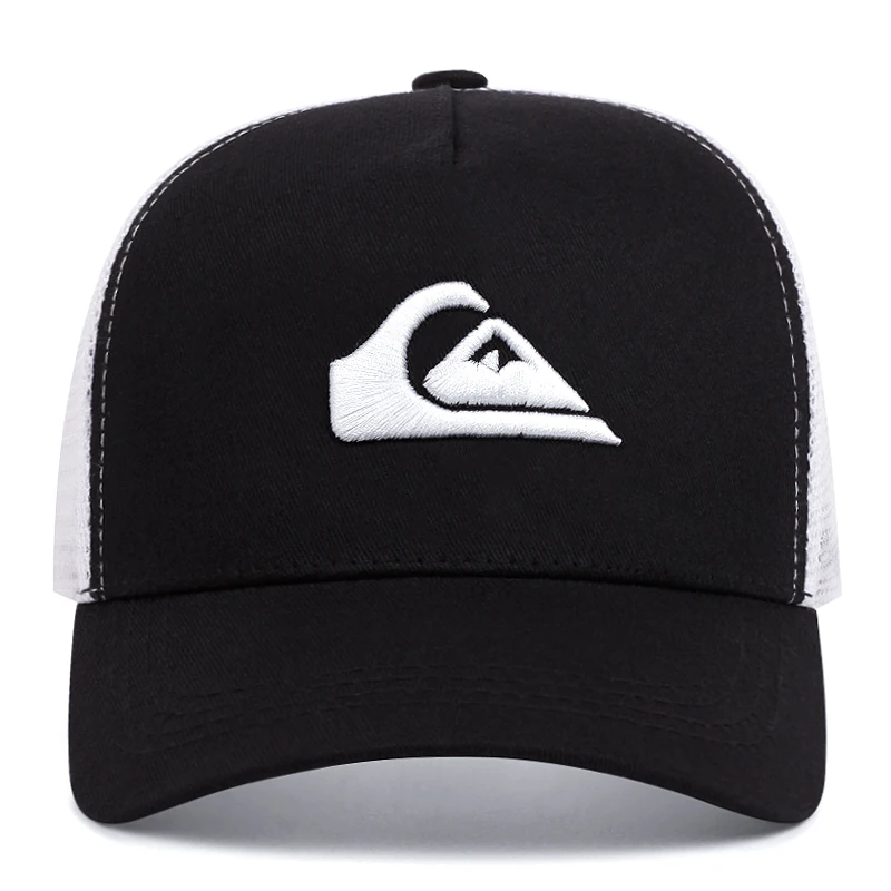 Simple symbol triangle Surfing Embroidery outdoors baseball cap Summer breathability Hip hop mesh cap trucker hat