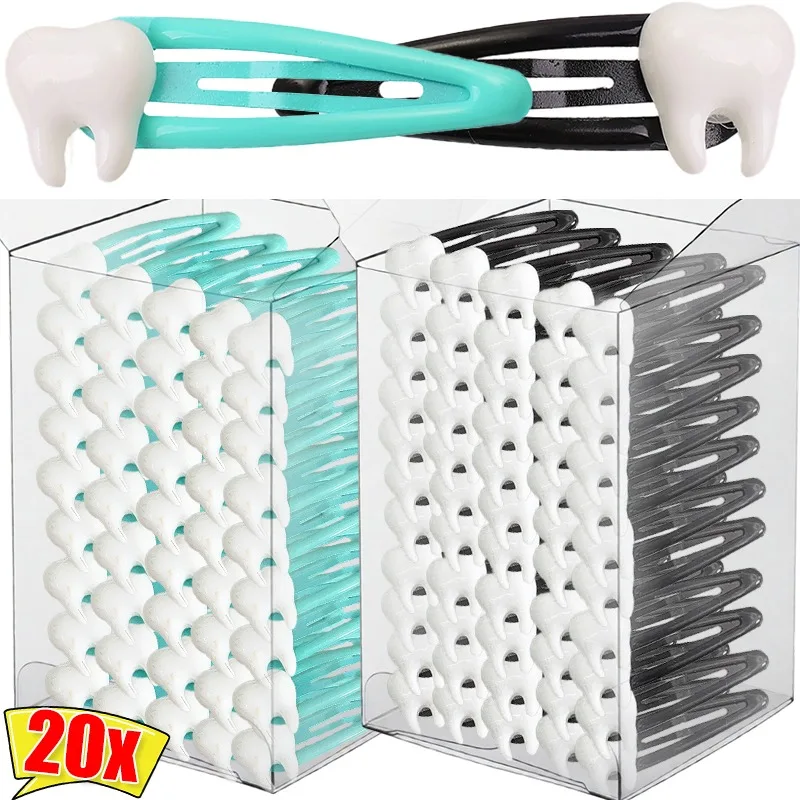 Creative Simulation Teeth BB Clip Cute Bangs Fixed Decorative Hairclip Y2K Girl Sweet Hair Clip Kawaii Hairpins Hair Accessories