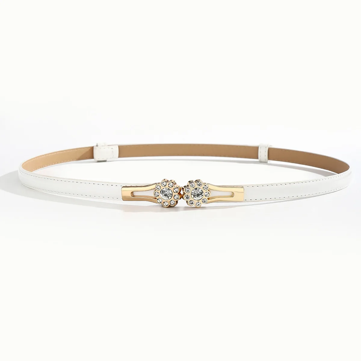 Ladies' Waist Belt, Buckle, Flower Diamond, Fine Suit Belt, Skirt, Sweater, Coat, Waist Cinching, Light Luxury Waist Chain