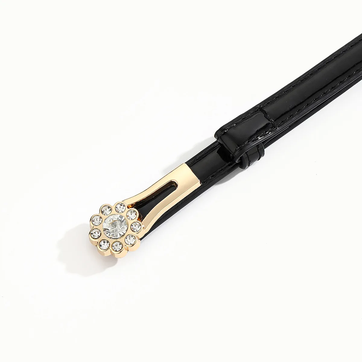 Ladies' Waist Belt, Buckle, Flower Diamond, Fine Suit Belt, Skirt, Sweater, Coat, Waist Cinching, Light Luxury Waist Chain