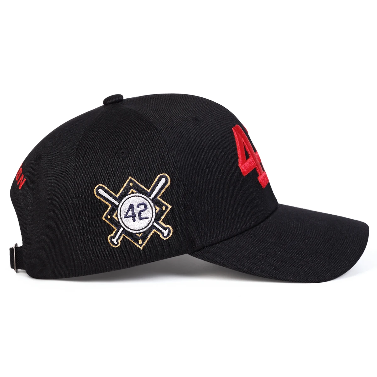 Unisex 42 Letter Embroidery Baseball Caps Spring Autumn Outdoor Adjustable Casual Hats Sunscreen Hat Sports Cap