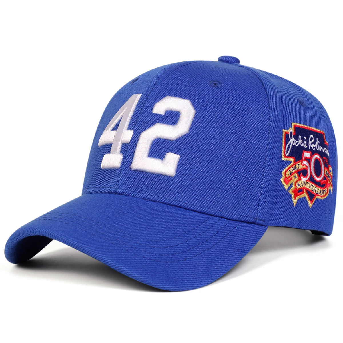 Unisex 42 Letter Embroidery Baseball Caps Spring Autumn Outdoor Adjustable Casual Hats Sunscreen Hat Sports Cap