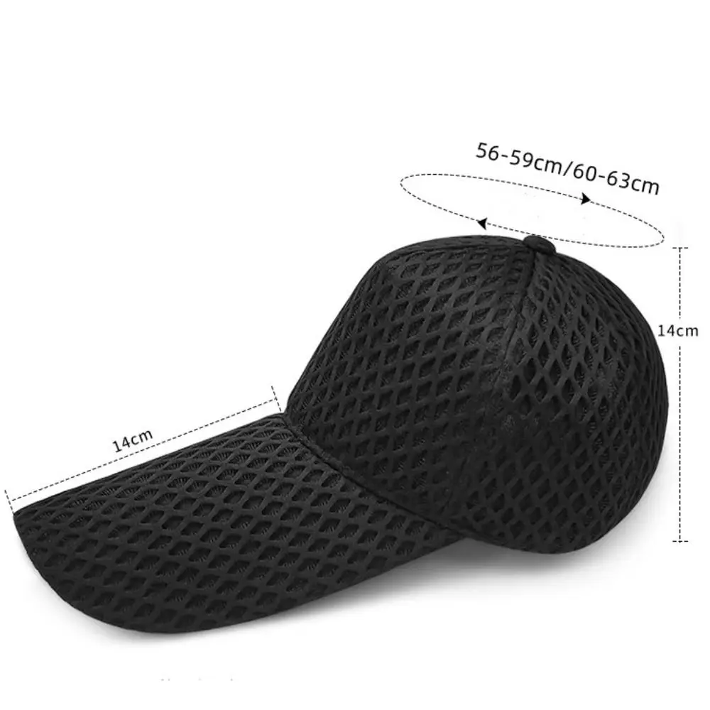 Oversize Trucker Cap Large Head Man hat 14cm Long Peak Big Size Sun Hat Plus Size Mesh Baseball Caps 55-60cm 60-65cm