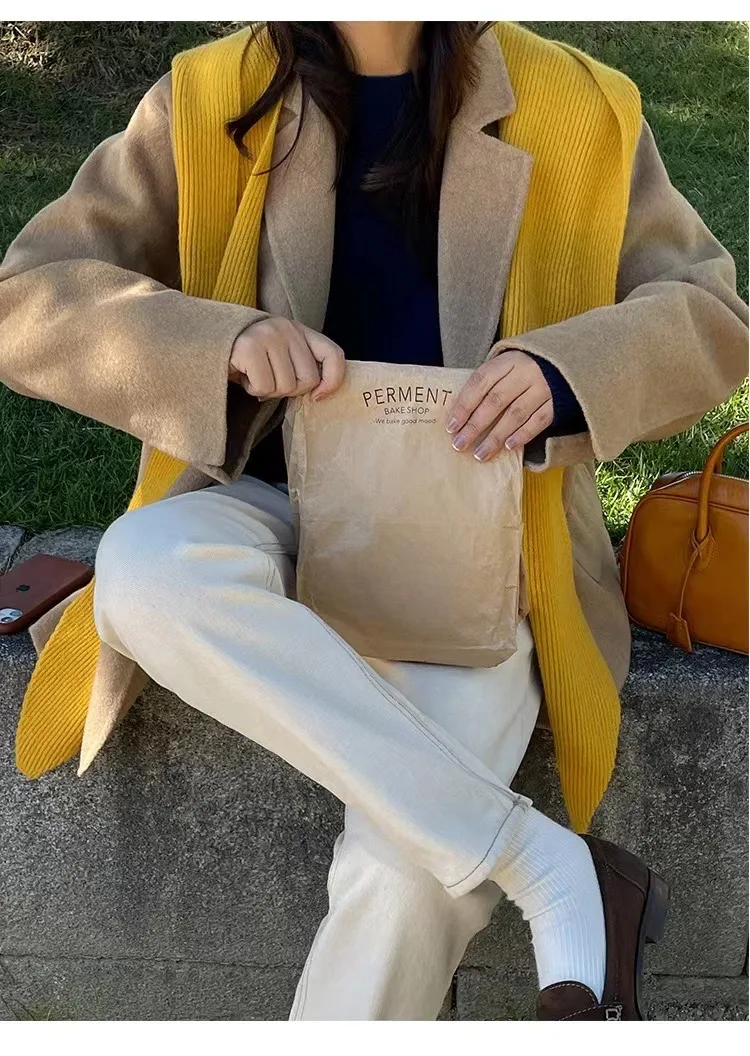 Fashion Design Decorate Casual Hat Scarf Women Autumn Winter Korean Version Shawl Beanie Warm Striped Wool Knitted Female