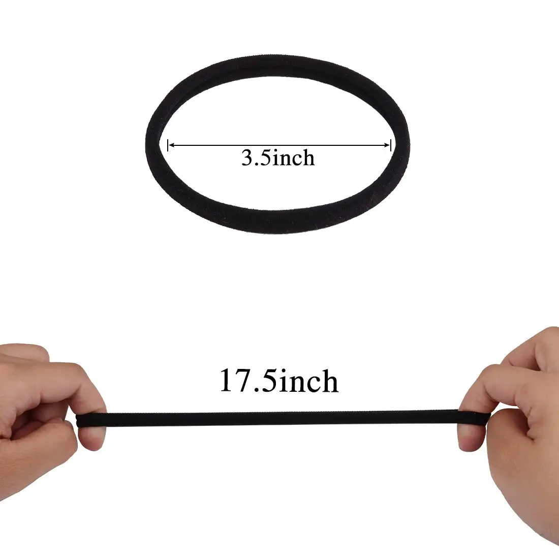 20pcs Soft Nylon Headbands Girls Women Elastic Hairbands Women DIY Headband for Flower Bows Children Kids Hair Accessories