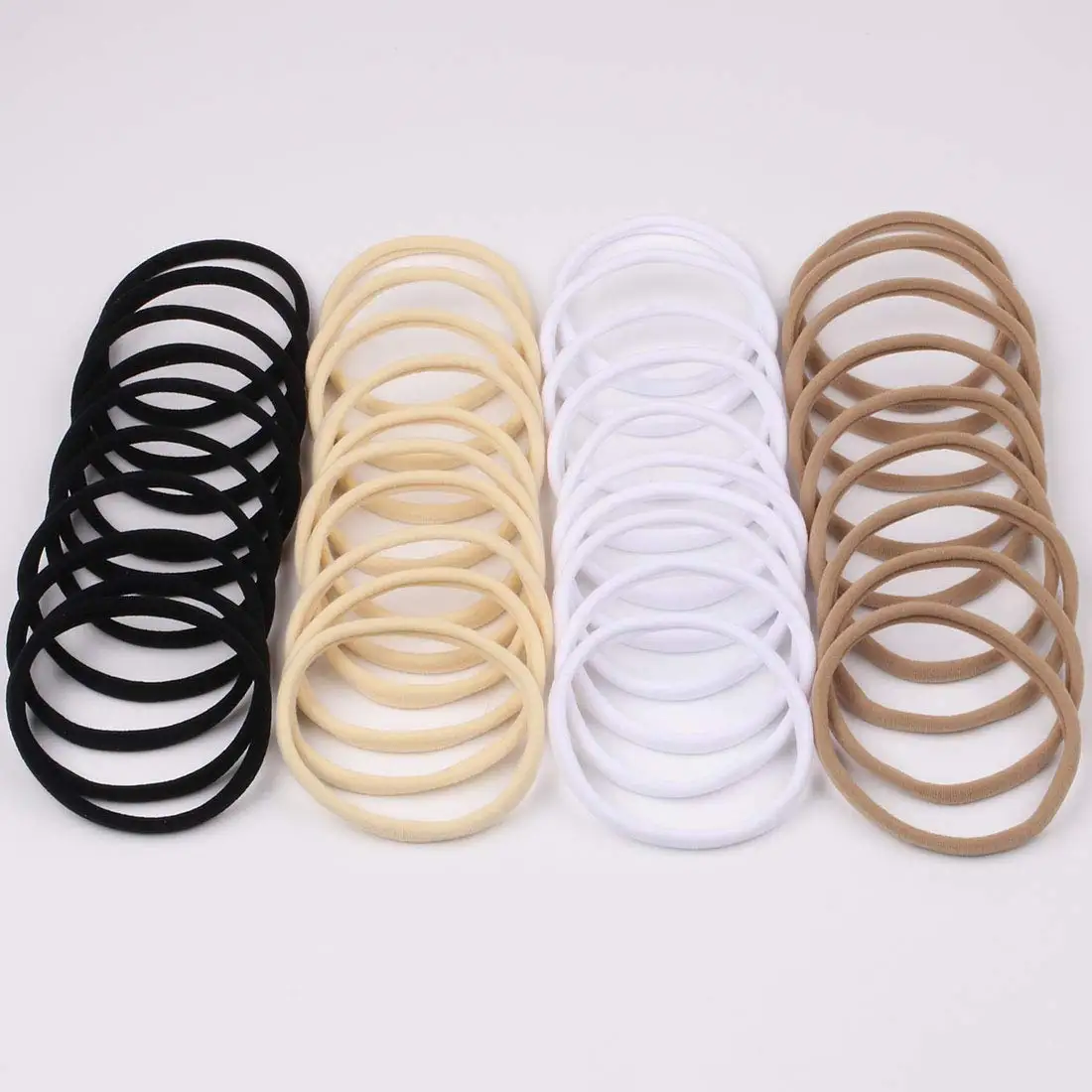 20pcs Soft Nylon Headbands Girls Women Elastic Hairbands Women DIY Headband for Flower Bows Children Kids Hair Accessories