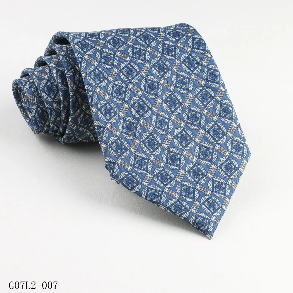 9cm Winter Style Paisley Printed Neck Ties For Men Brown Red Flower Dots Neckties Business Casual Shirt Accessories Wedding Tie